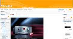 Desktop Screenshot of hifionline.cz