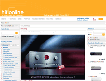 Tablet Screenshot of hifionline.cz